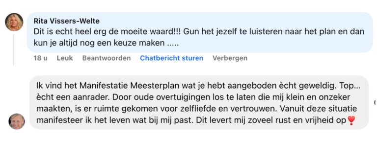 Review manifestatie pakket