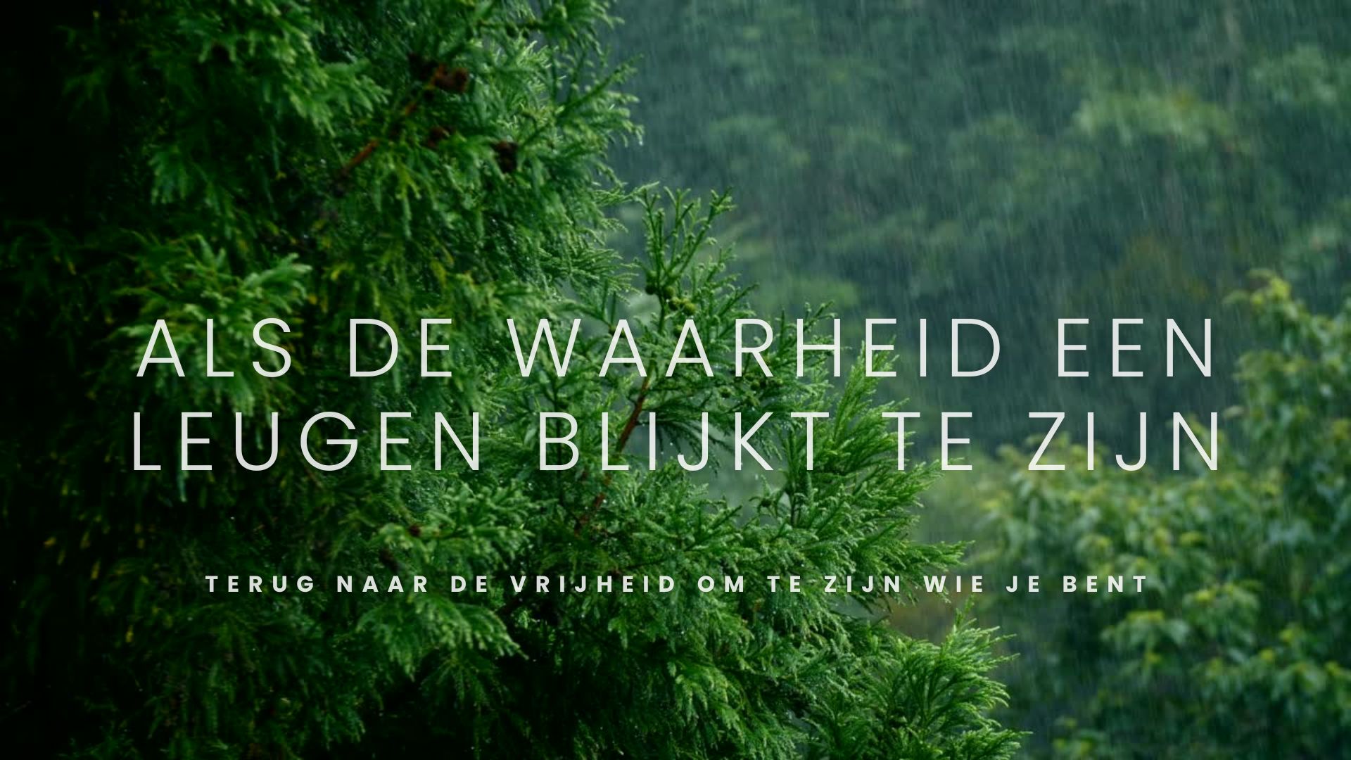 Blog Als de waarheid een leugen blijkt te zijn